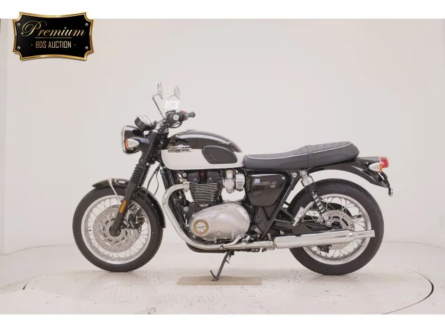 Triumph Bonneville T120 2026, white | black, фото 2