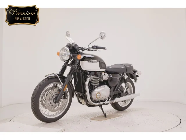 Triumph Bonneville T120 2026, white | black, фото 4