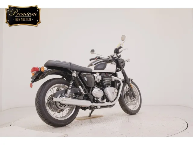 Triumph Bonneville T120 2026, white | black, фото 5