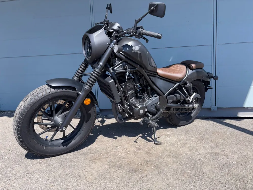Honda Rebel 250, mat black, фото 6