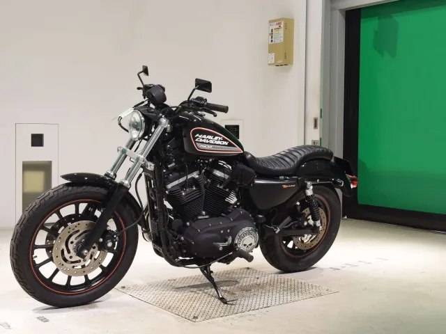 Harley-Davidson XL883R 2008, чёрный, фото 4