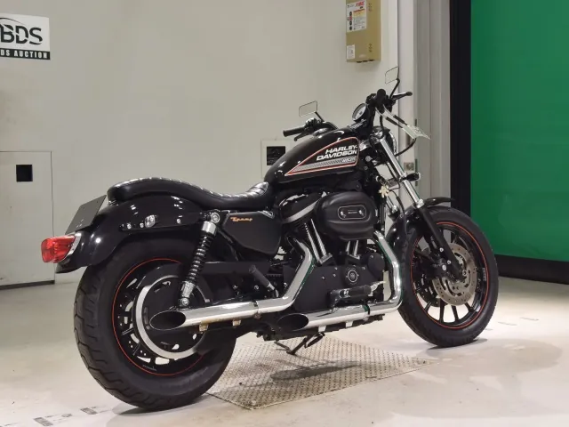 Harley-Davidson XL883R 2008, чёрный, фото 5