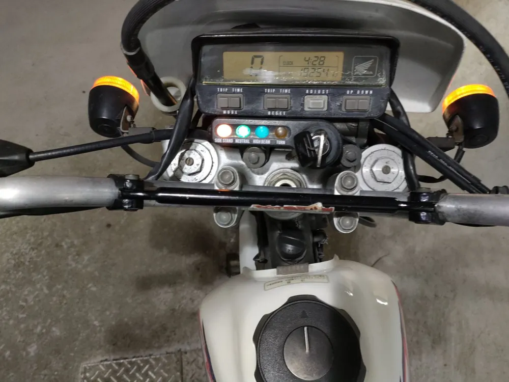Honda XR250, белый, фото 5