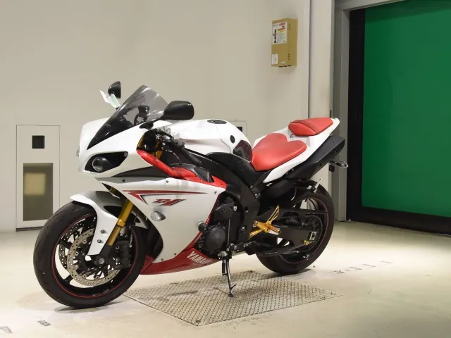 Yamaha YZF-R1 2009, white | red, фото 4