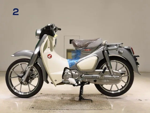 Honda C125-2, серебристый, фото 2