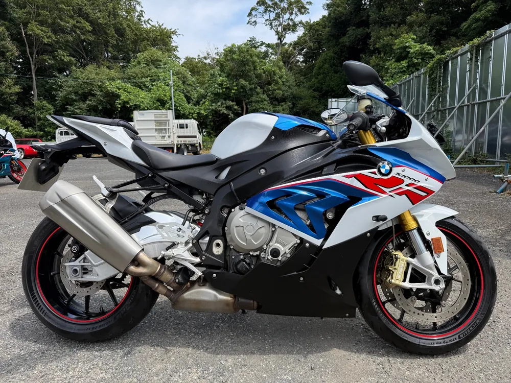 BMW S1000RR PREMIUM LINE 2017, white / blue, фото 3