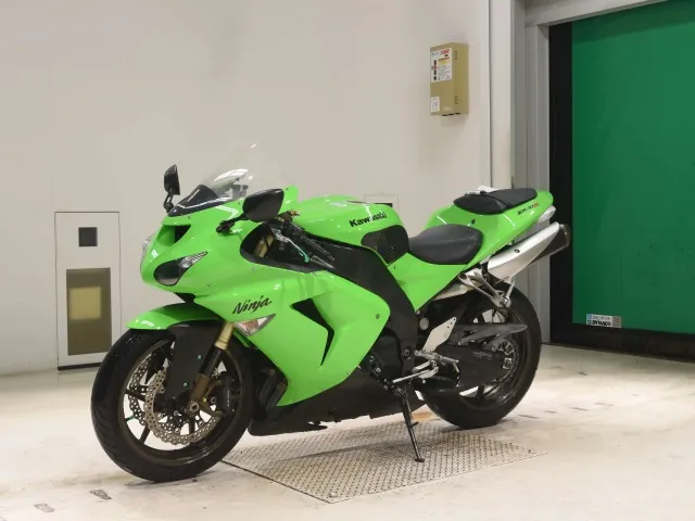Kawasaki ZX-10R 2006, зелёный, фото 4