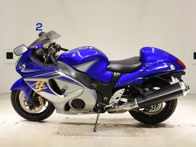Suzuki GSX1300R Hayabusa 2017, синий, серебристый, фото 2