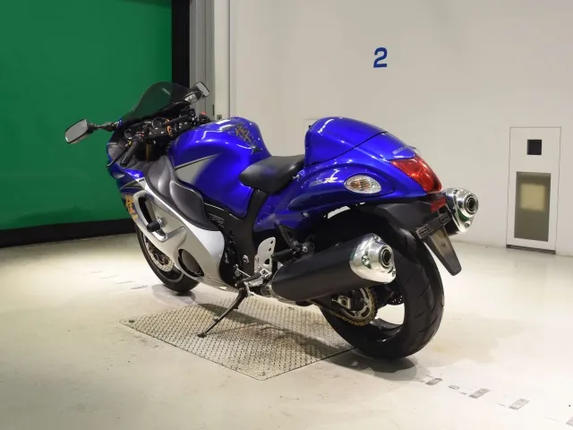 Suzuki GSX1300R Hayabusa 2017, синий, серебристый, фото 6