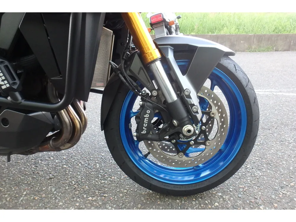 Suzuki GSX-S1000GX 2024, silver / blue, фото 4