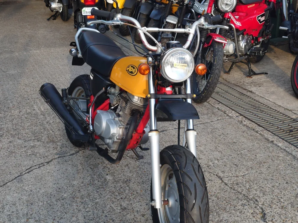 Honda APE 100, yellow / black, фото 2
