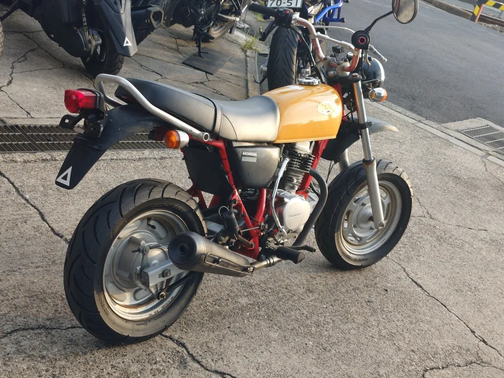 Honda APE 100, yellow / black, фото 4