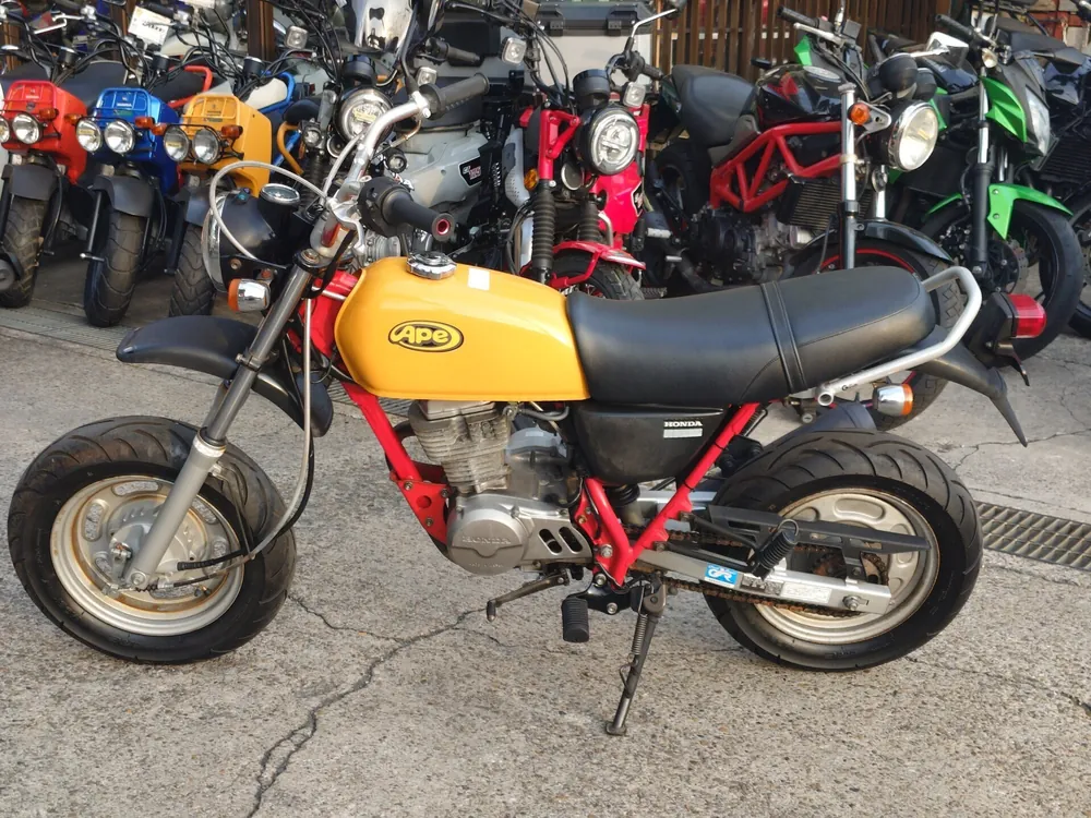 Honda APE 100, yellow / black, фото 7