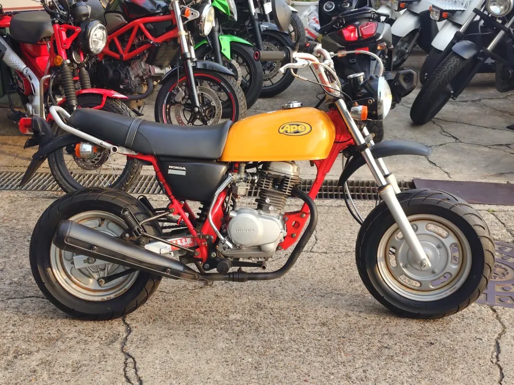 Honda APE 100, yellow / black, фото 10