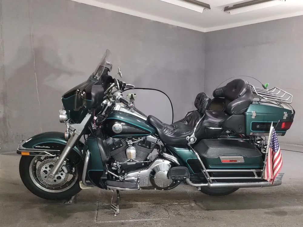 Harley-Davidson FLHTCU-I 1450 2000, black / green, фото 2