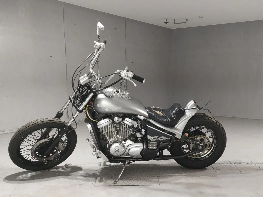 Honda Steed 400 1995, серебристый, фото 2