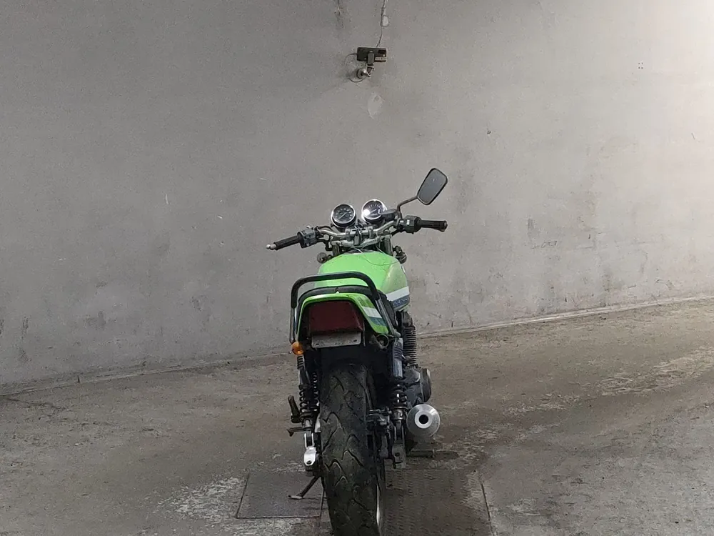 Kawasaki Zephyr 400 1991, зелёный, фото 4