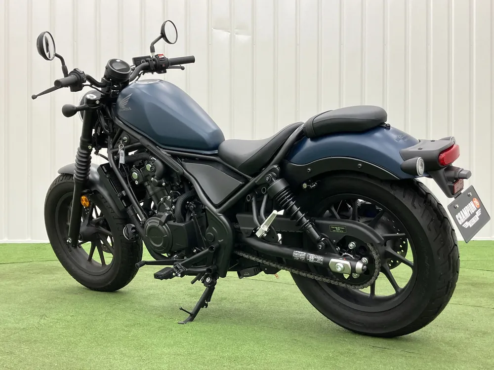 Honda Rebel 500 2023, чёрный, blue m, фото 5