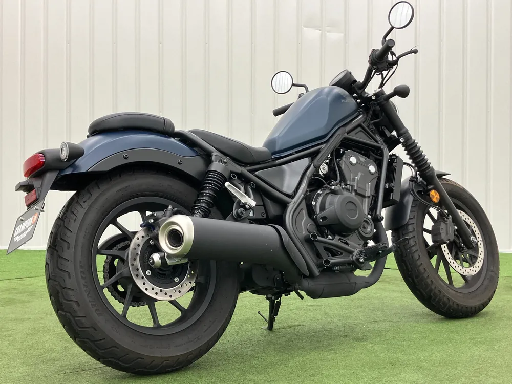 Honda Rebel 500 2023, чёрный, blue m, фото 6