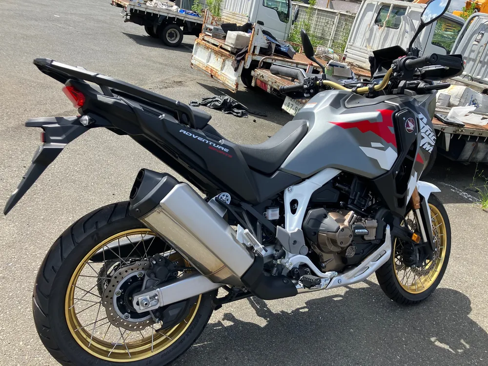 Honda Crf1100L-2D Adventure 2026, gray / red / white, фото 5
