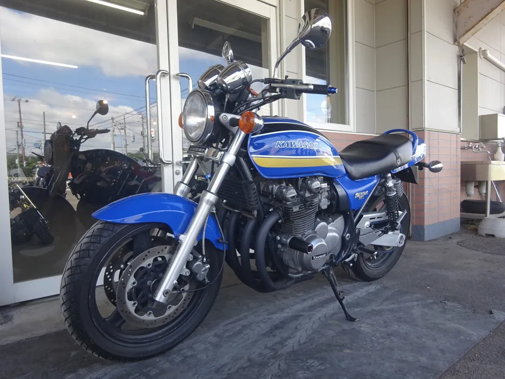 Kawasaki Zephyr750RS 1990, синий, фото 5