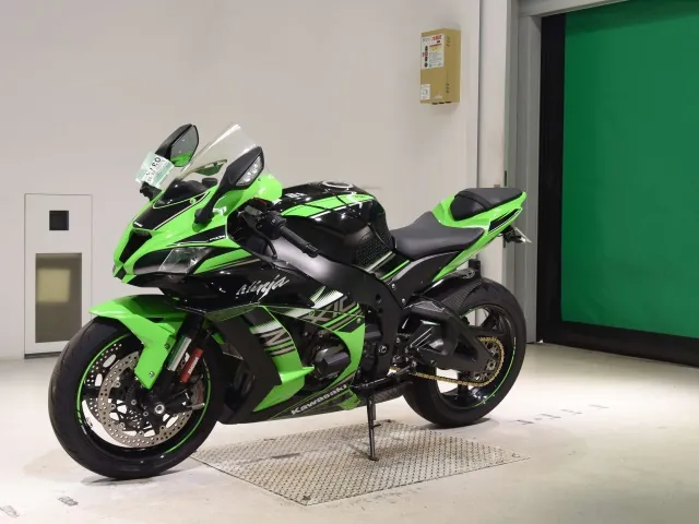 Kawasaki ZX-10RA 2016, black | green, фото 4