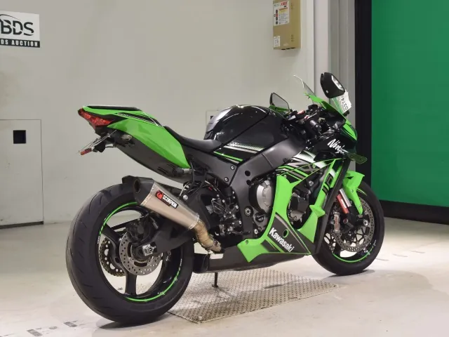 Kawasaki ZX-10RA 2016, black | green, фото 5