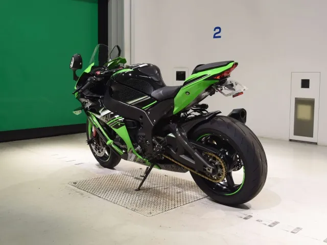 Kawasaki ZX-10RA 2016, black | green, фото 6