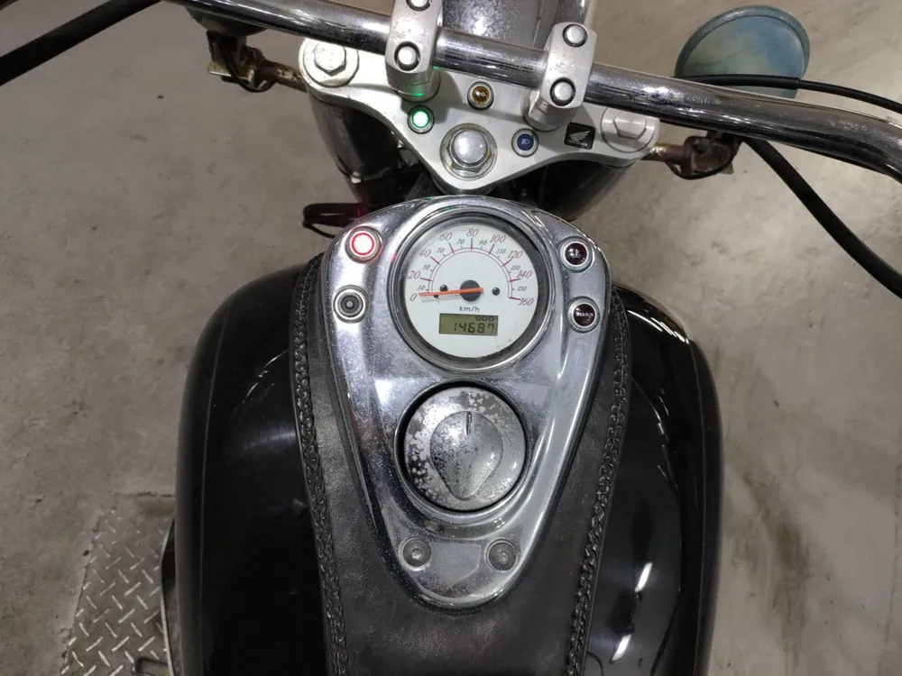 Honda Shadow 400 2005, чёрный, фото 5
