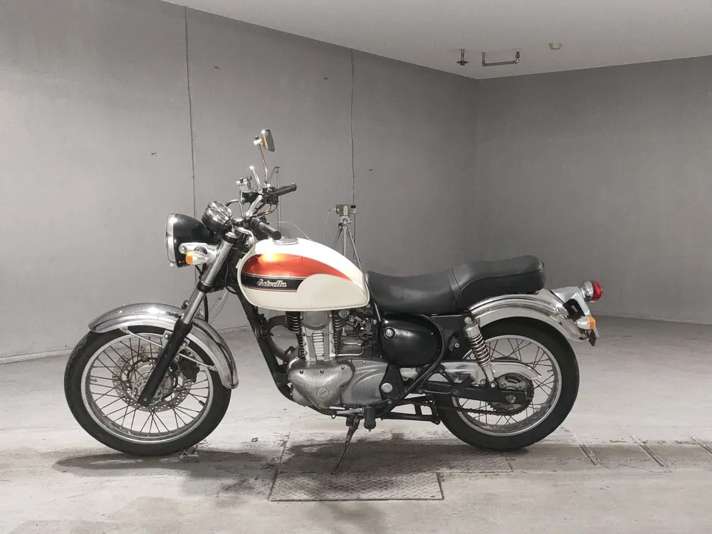 Kawasaki Estrella, белый, оранжевый, фото 2