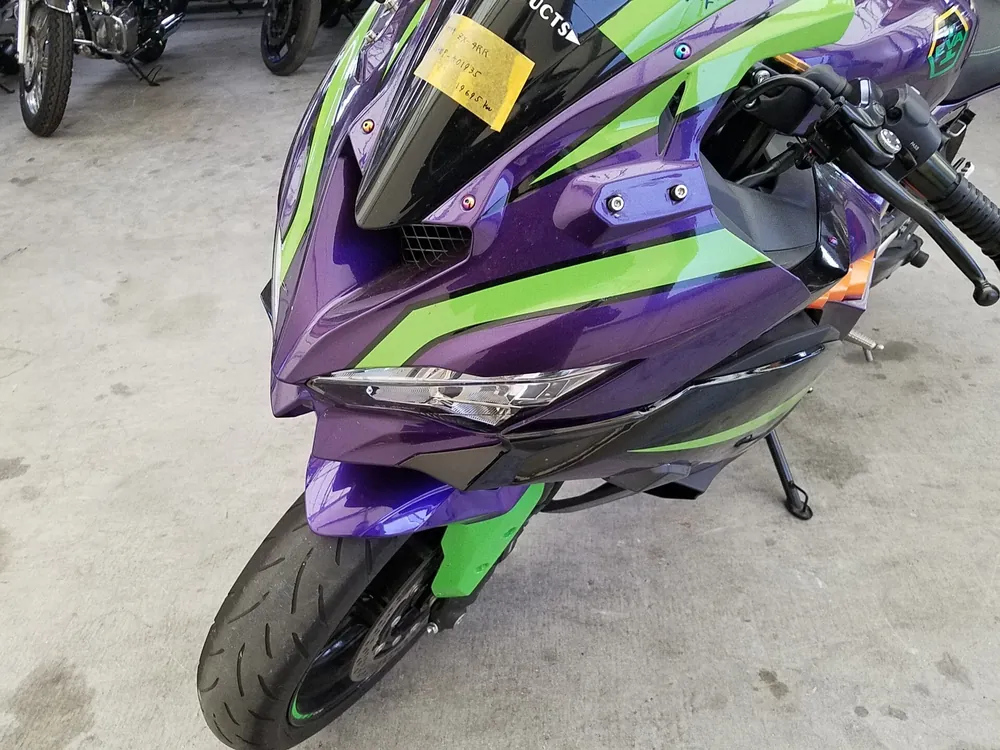 Kawasaki ZX-4R SE 2023, фиолетовый, фото 5