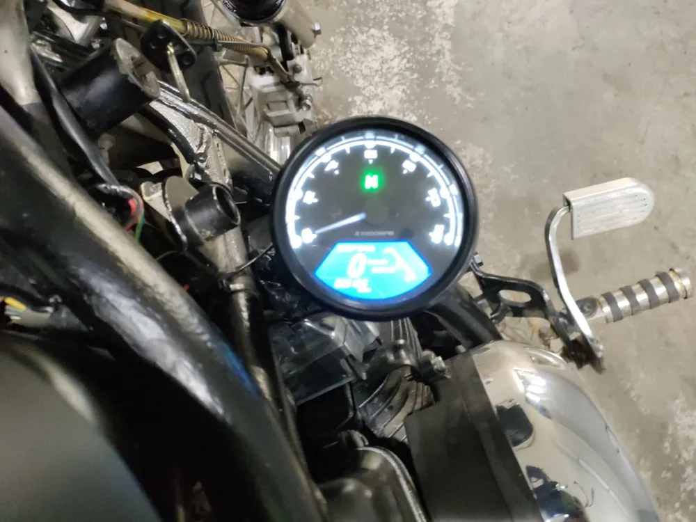 Yamaha Drag Star 400 Classic 2000, чёрный, фото 5