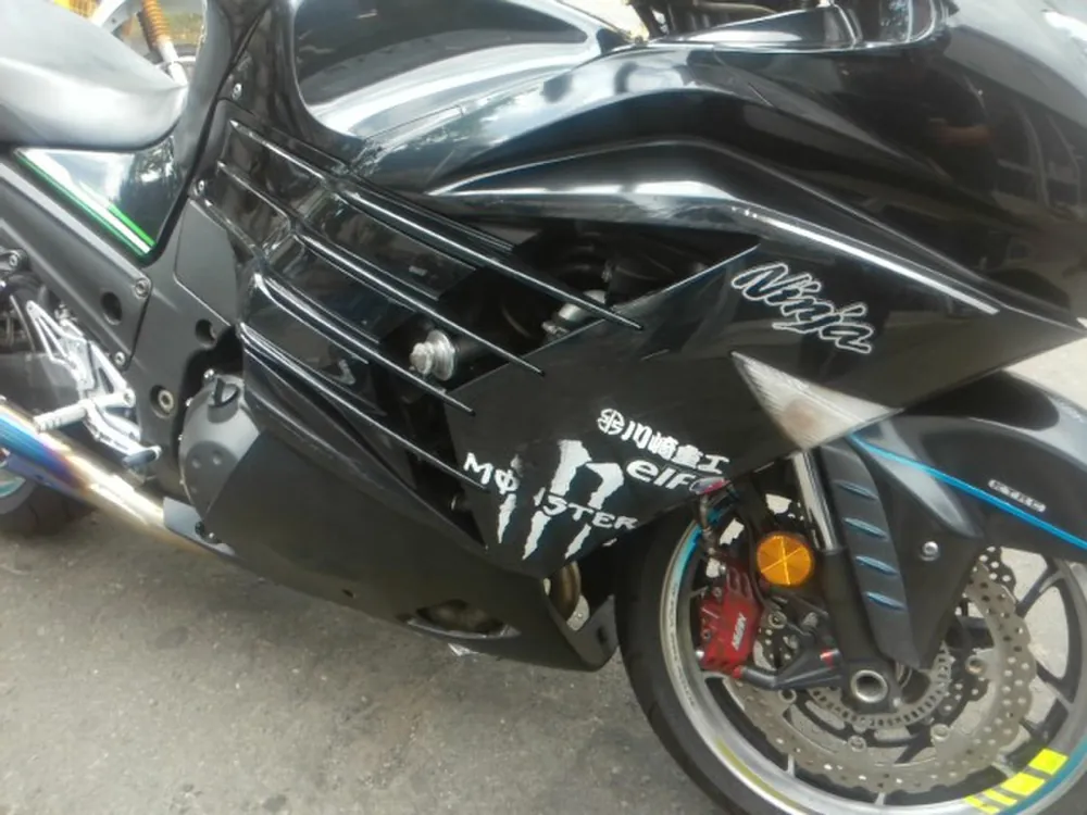Kawasaki Ninja ZX-14R 2013, чёрный, фото 4