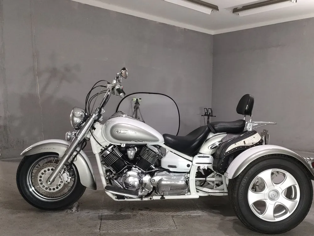 Yamaha Dragstar 1100 2008, белый, фото 2