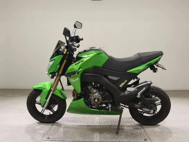 Kawasaki Z125 PRO, зелёный, фото 2