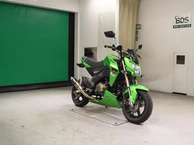 Kawasaki Z125 PRO, зелёный, фото 3