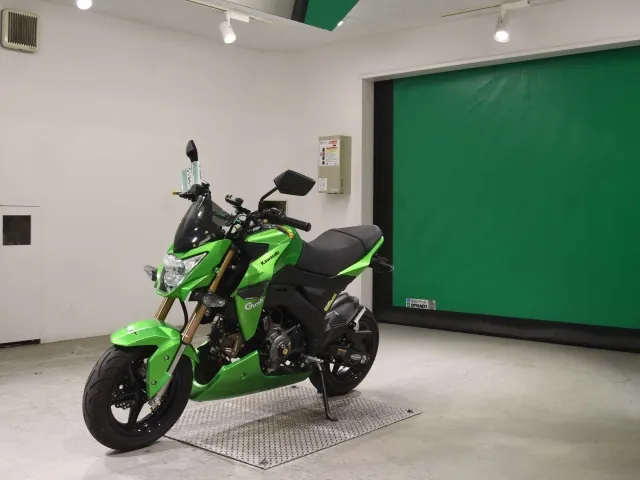 Kawasaki Z125 PRO, зелёный, фото 4