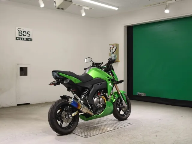 Kawasaki Z125 PRO, зелёный, фото 5