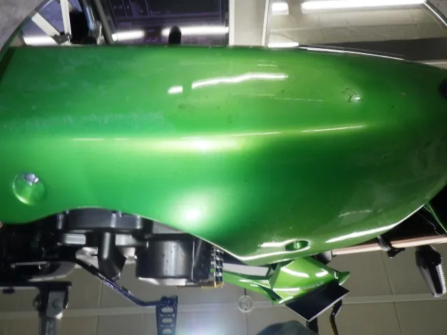 Kawasaki Z125 PRO, зелёный, фото 7