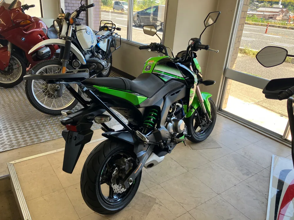 Kawasaki Z125 PRO, чёрный, lime, фото 2