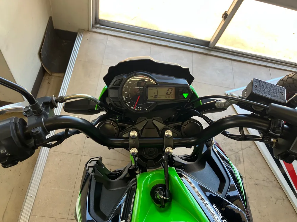 Kawasaki Z125 PRO, чёрный, lime, фото 3