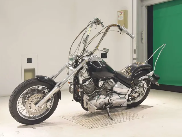 Yamaha Dragstar 1100 2003, matt black, фото 4