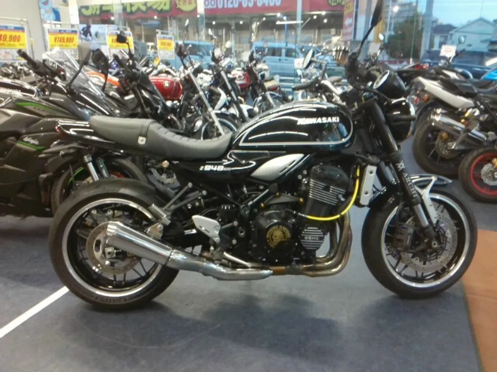 Kawasaki Z900RS 2019, чёрный, фото 9