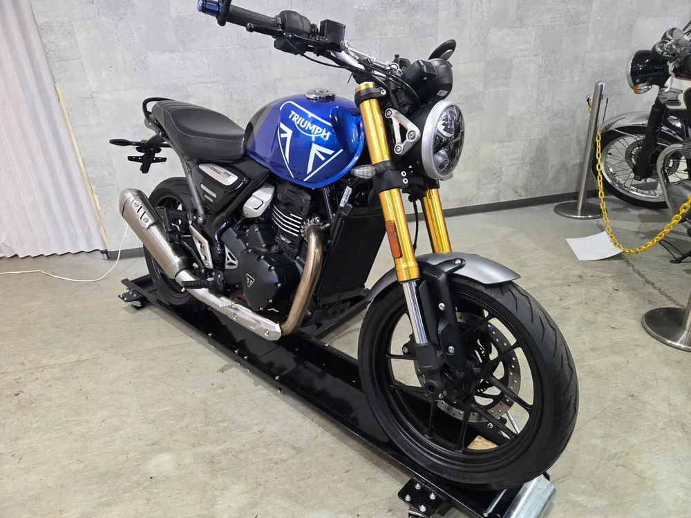 Triumph Speed 400 2024, синий, фото 4