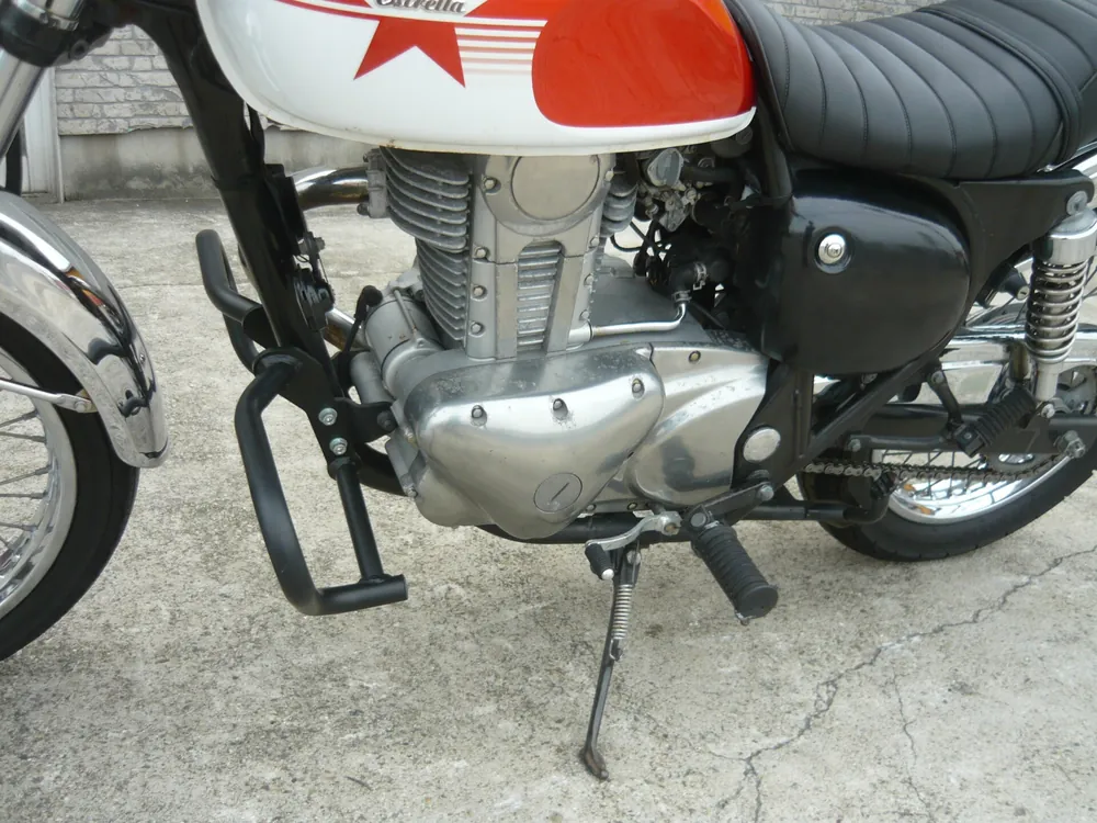 Kawasaki Estrella, белый, оранжевый, фото 8