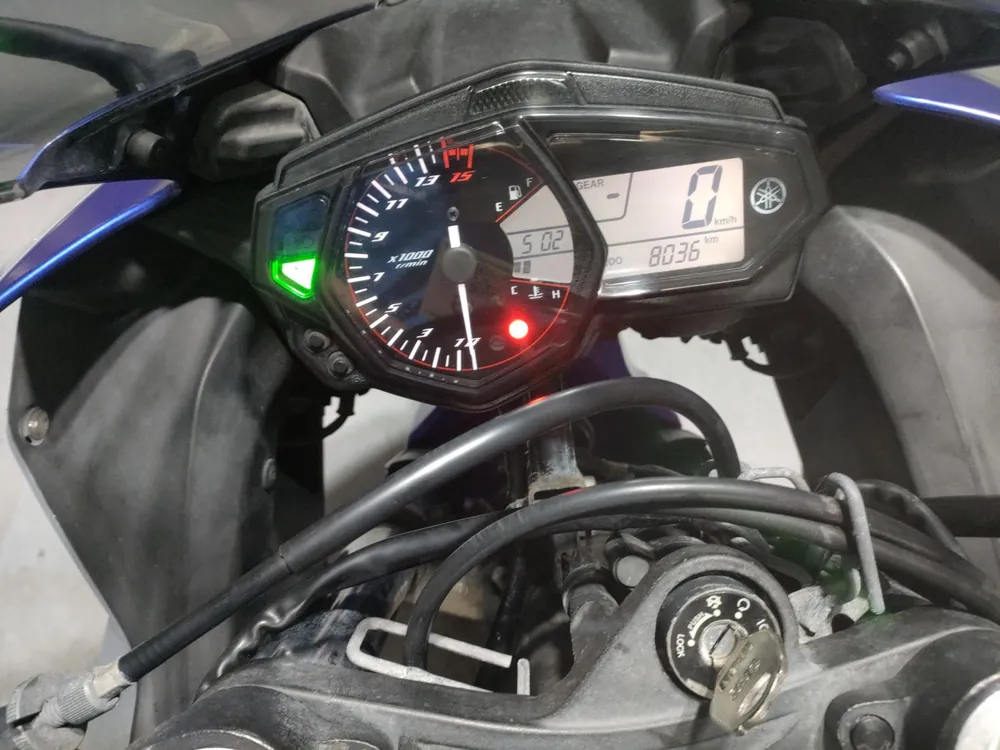 Yamaha YZF-R25, silver / blue, фото 5
