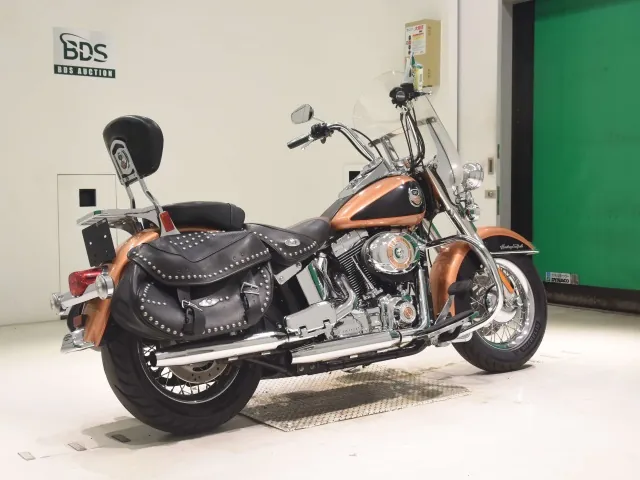 Harley-Davidson FLSTC1580 2008, black | orange, фото 5