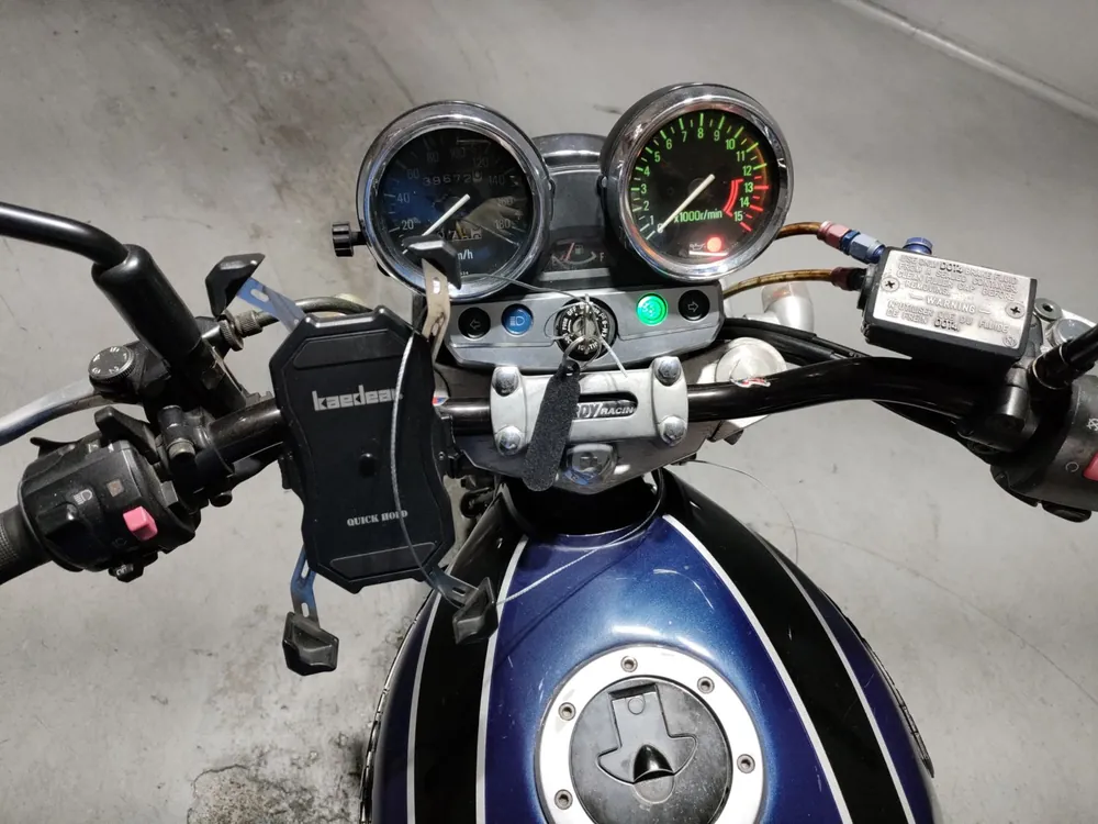 Kawasaki Zephyr 400 2000, синий, фото 5