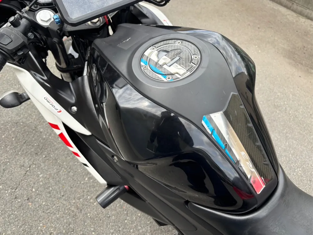 Yamaha MT-03 2015, black / white / red, фото 11