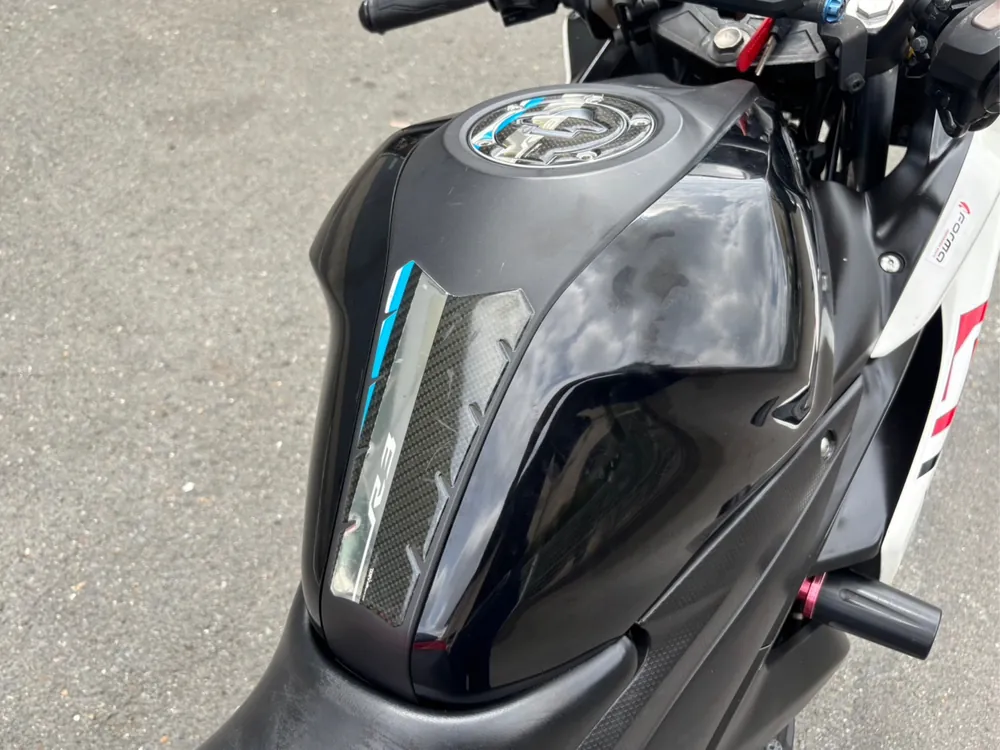 Yamaha MT-03 2015, black / white / red, фото 13